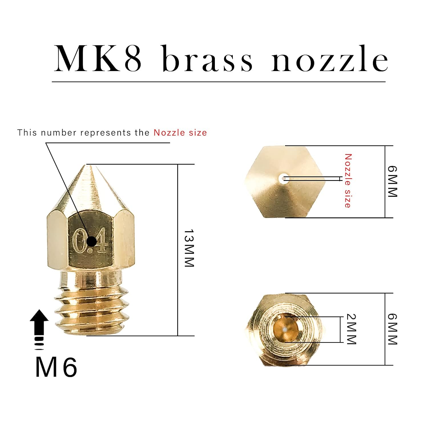 CREALITY 20 Pcs MK8 Brass Nozz - Creality Printer K1 review and price