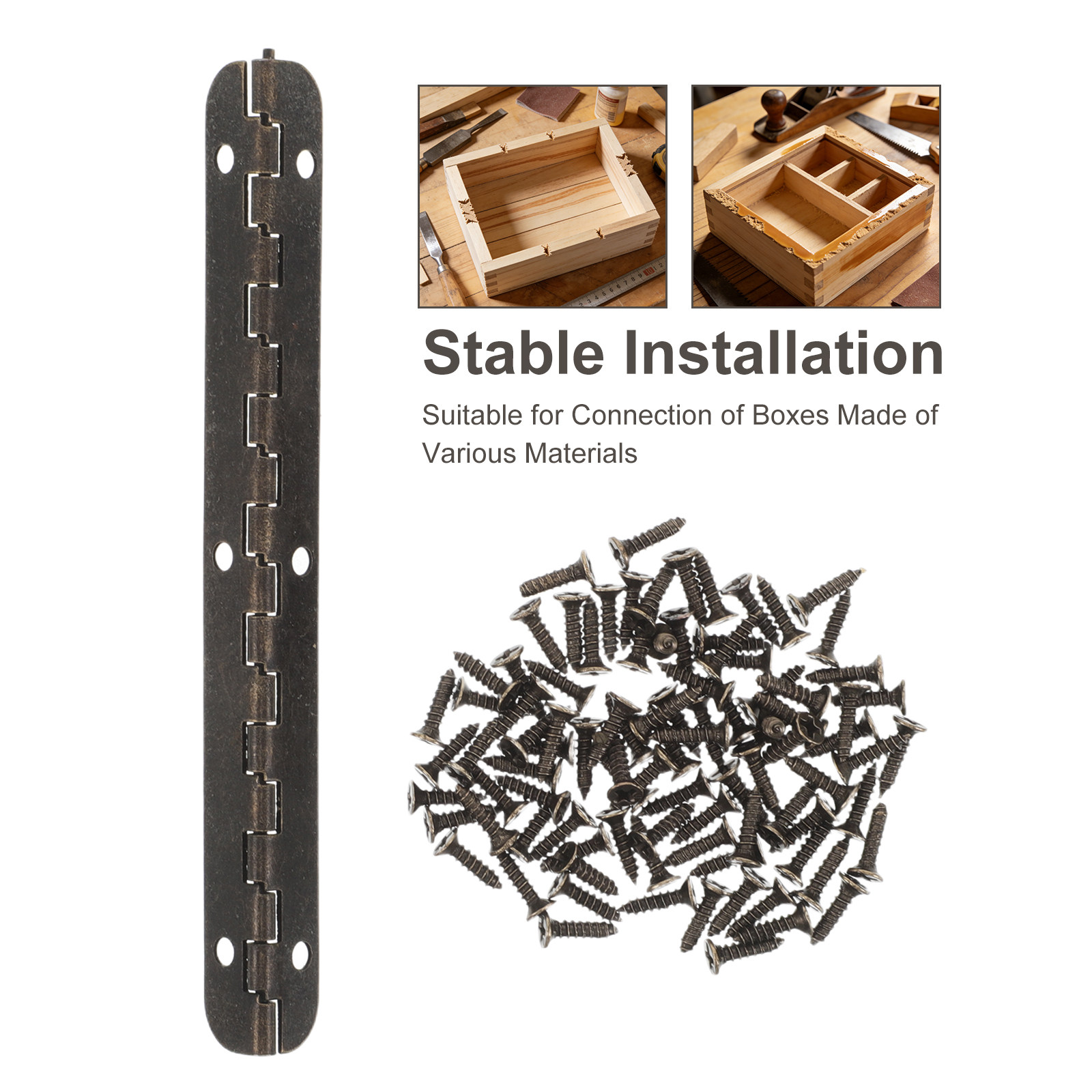 12Pcs Piano Hinge Alloy 100Mm  - Piano Hinge Continuous review and price